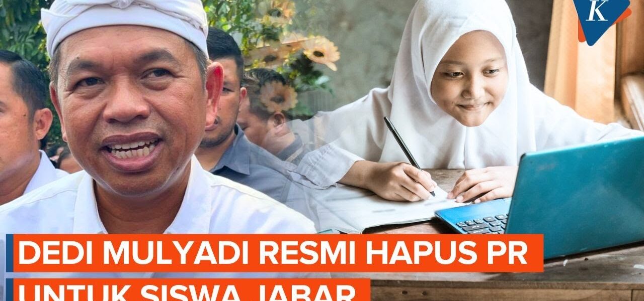 Dedi Mulyadi Hapus PR: Dinilai Tidak Efektif dan Ingin Siswa Lebih Rileks